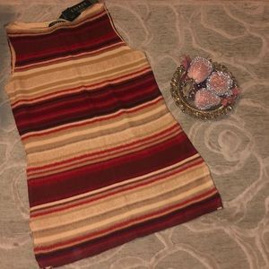 NWT🌷LAUREN RALPH LAUREN🌷Striped sleeveless swtr